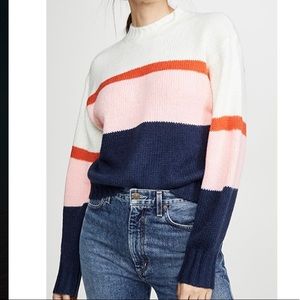 NWT REBECCA MINKOFF
LILLIAN STRIPED SWEATER